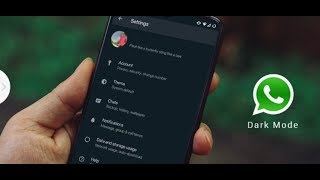 How to enable WhatsApp with Dark mode