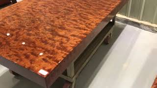 Waterfall Bibinga amazing wood table / Relictium