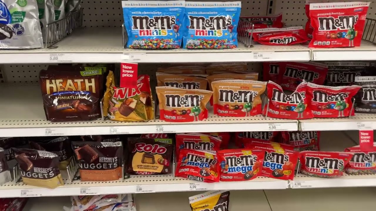Organizing the Candy Aisle at Target | ASMR (No Talking)