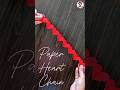Paper Heart Chain ❤️ Things to do with paper | Simple Paper Crafting Idea | Love Paper Crafts
