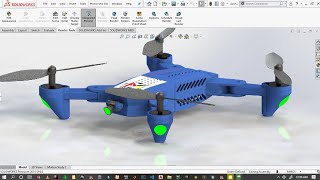 Modeling Drone(Quadcopter) using Solidworks step by step