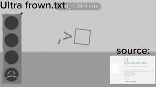 Something Went Wrong Island Ultra Frown.txt Animated For