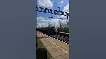 GWR class 800 passing Cholsey 800311 3/4/23 #shorts
