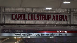 Crews begin work on City Arena renovations in Albert Lea