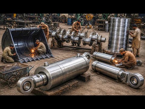 Top 4 Most Popular Pakistani Mechanics Videos | Giant Manufacturing & Crankshaft Restoration Skills