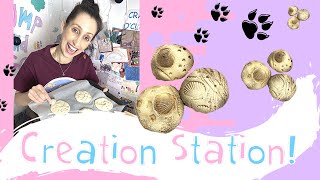 Creation Station! - Trace Fossils | Fun Craft Videos for Kids Making Trace Fossils