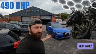 ŤUK ŤUK , čo to ? Ďalší  ''zadrety'' motor ? Audi S4 3.0TFSI 490 koní po 160.000 KM.