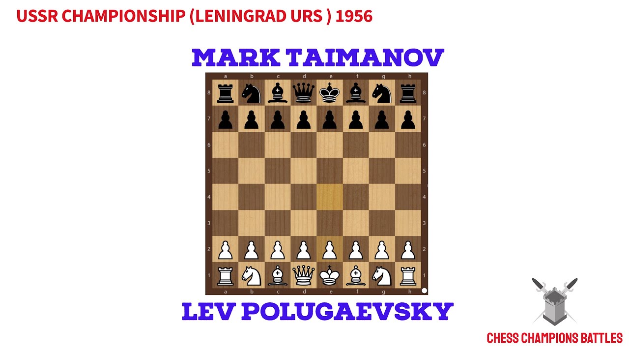 Polugaevsky vs Taimanov | Strategic Masterclass at USSR Championship 1956