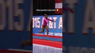 The form difference is absolutely insane 🤯 #gymnastics #vault #perfect #form #sports