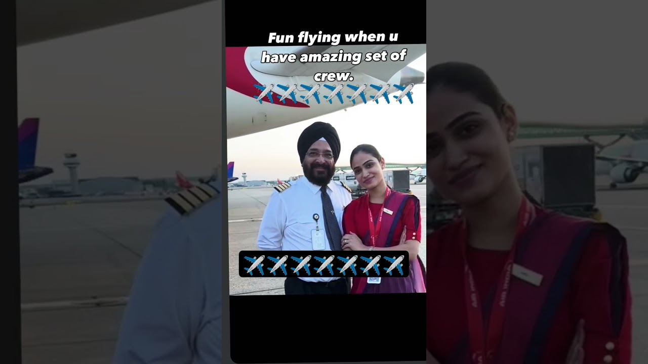 ✈️Amazing set of crews members ✈️