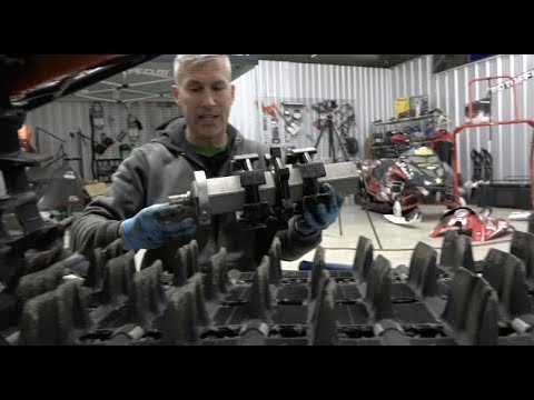 POLARIS RMK AXYS 800 TRACK AND SUSPENSION  REMOVAL