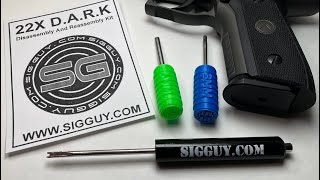 SIG Sauer P22X D.A.R.K - Disassembly And Reassembly Kit by Sig Guy