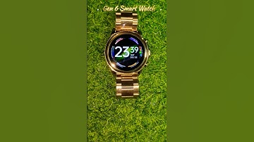 Gen 6 Smart Watch (Fossil Copy) Golden Edition #shorts #smartwatch #trending #fashion #reels