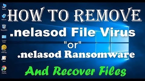 Remove .nelasod File Virus/.nelasod Ransomware (+Recover Files)