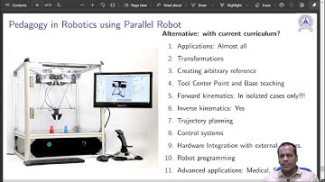 Using Parallel Robot for Pedagogy in Robotics