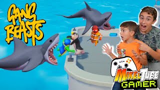 Tiburones en GANG BEASTS MikelTube screenshot 3