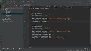 Celebrity 004 FastAPI Project Create Database Table for Users Profile