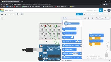 TUTORIAL MEMBUAT RANGKAIAN LAMPU LALU LINTAS ARDUINO SECARA ONLINE | Tinkercad.com