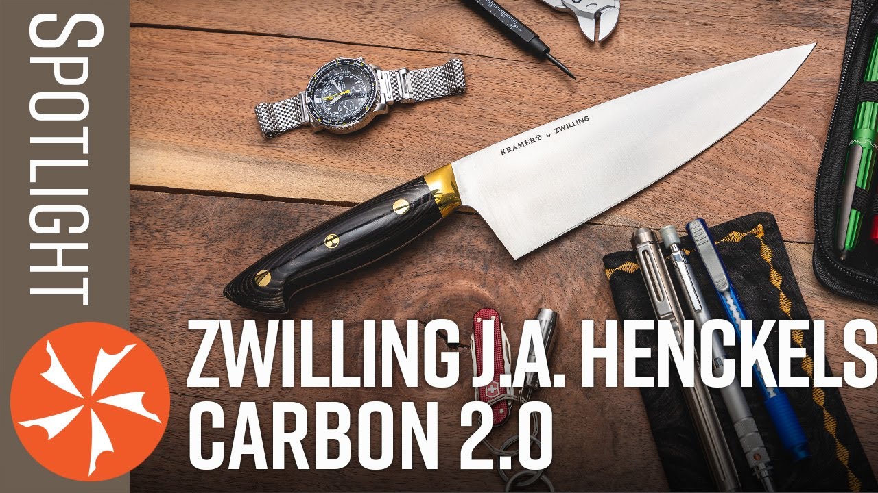 Zwilling 8 Chef's Knife, Bob Kramer Carbon 2.0 Series