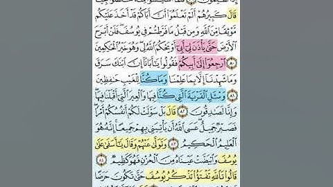 تيسير حفظ سورة يوسف بالتكرار الوجه الحادي عشر الآيات (79-86) مكرر 5 مرات بصوت الشيخ عبد الباسط