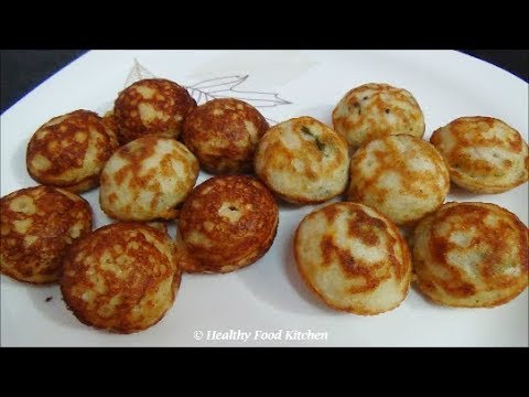 Paniyaram Recipe in Tamil-Kuzhi Paniyaram Recipe-Chola Kuzhi Paniyaram Recipe-Jowar Kuli Paniyaram