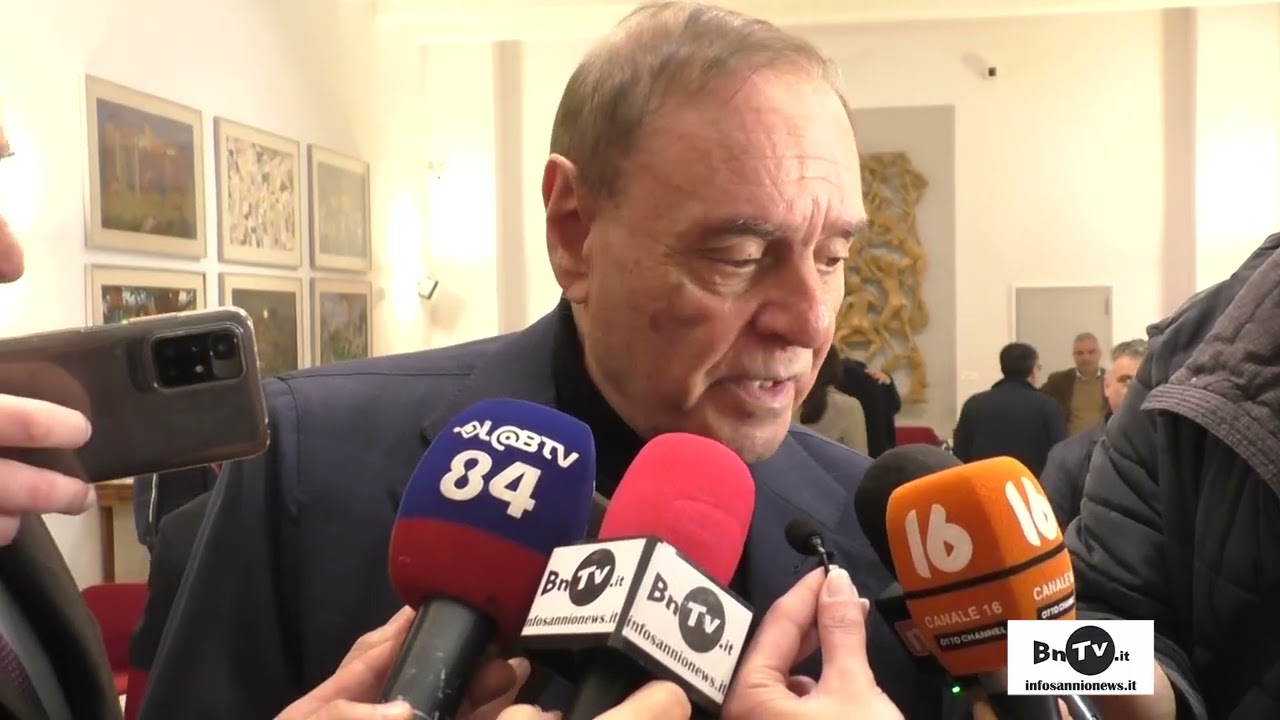 Conferenza di Mastella post voto provinciali 2026