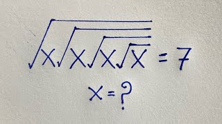 Square Roots | A tricky Radical Maths Olympiad question solution |