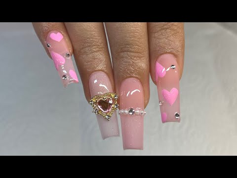 Valentine’s Day Nails | Gel X Nails Tutorial