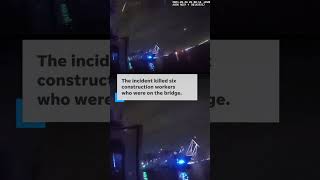 Baltimore Bridge Collapse: Bodycams Capture Officers In Shock #Shorts