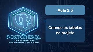 Como Criar Tabelas no PostgreSQL (CREATE TABLE) - Aula 2.5 do Curso de PostgreSQL