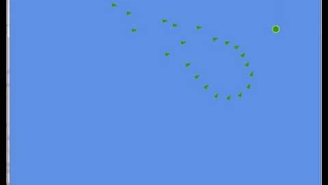 XNA Flocking algorithm implementation