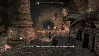 The Elder Scrolls V: Skyrim on Xbox One S - modded to play as Yennefer