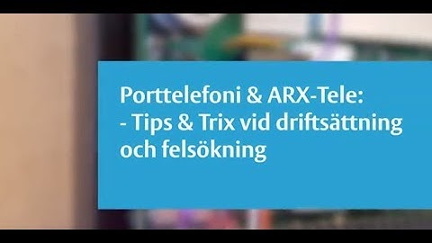 Porttelefoni, tips och trix - ASSA ABLOY Opening Solutions