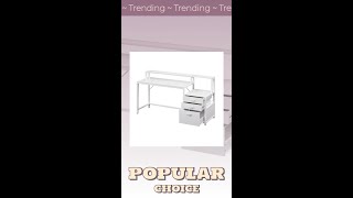 Artiss Computer Desk Home Office Study Table Desks w/Drawers Open Shelf White 160CM