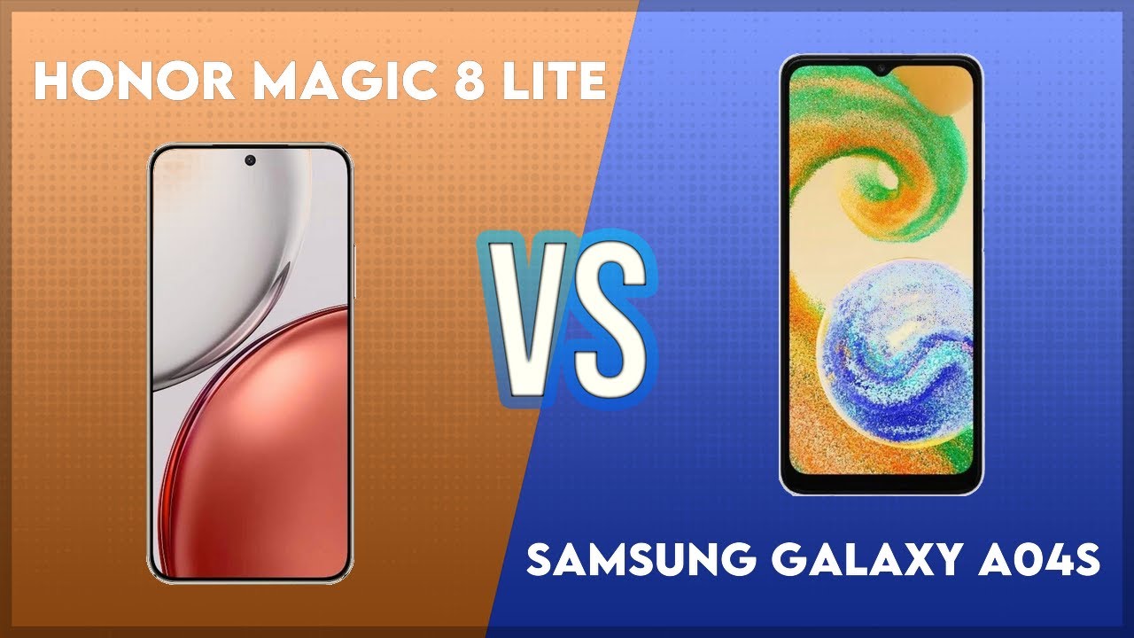 Honor Magic 8 Lite vs Samsung Galaxy A04s Technical Comparison