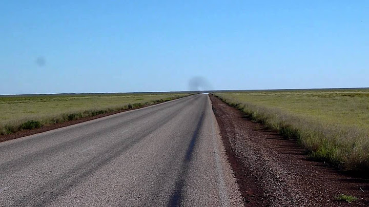 Australie en Van : Panne d'essence durant la traversée du désert australien