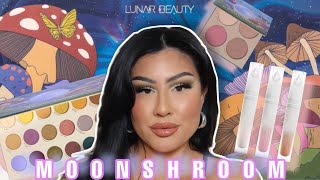 NEW!! LUNAR BEAUTY MOONSHROOM COLLECTION *FULL REVIEW AND TUTORIAL* Alma Rivera