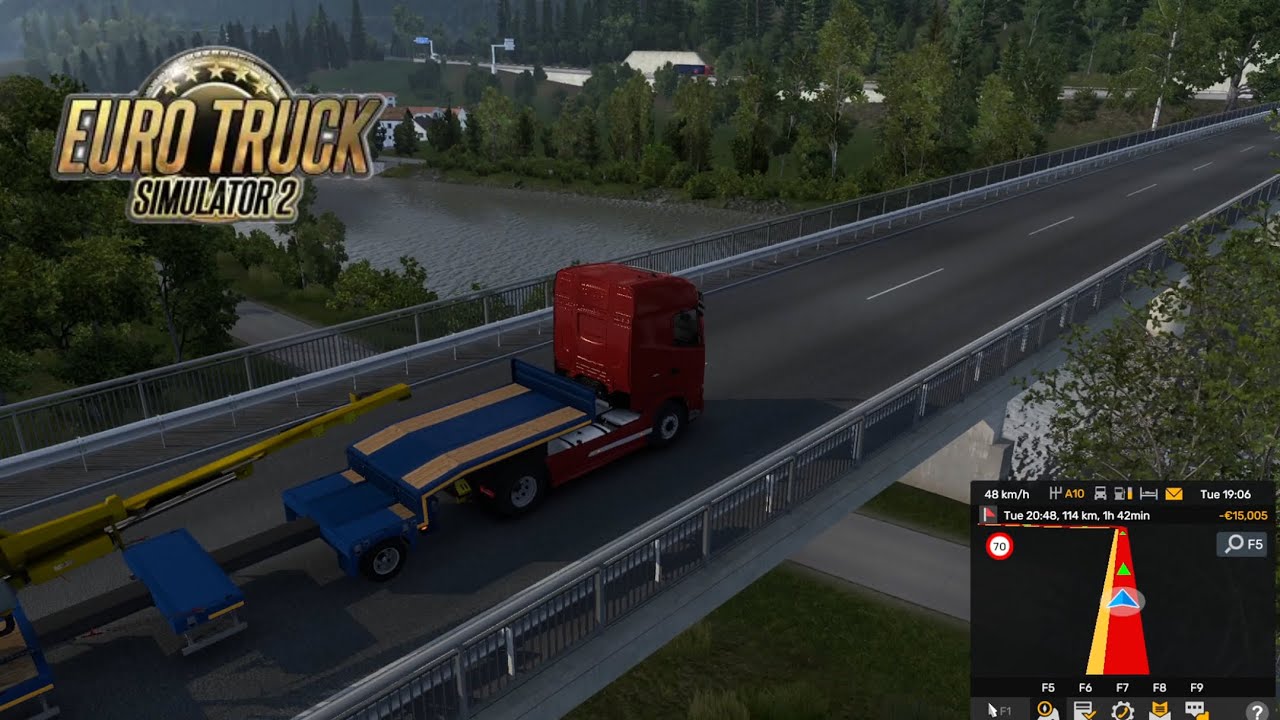 123 km Heavy Cargo Delivery: Driller D-50 | ETS2