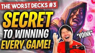 THE SECRET TO WIN ANY HEARTHSTONE GAME! | The Worst Decks in Hearthstone #3 | Rastakhan's Rumble