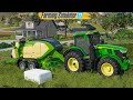Making And Consuming 20+ Silage Bales |John Deere Farm Fs23 #48 