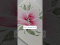 Painting Soft Watercolor Flower with a Dagger Brush | One Stroke Technique #watercoloreffect