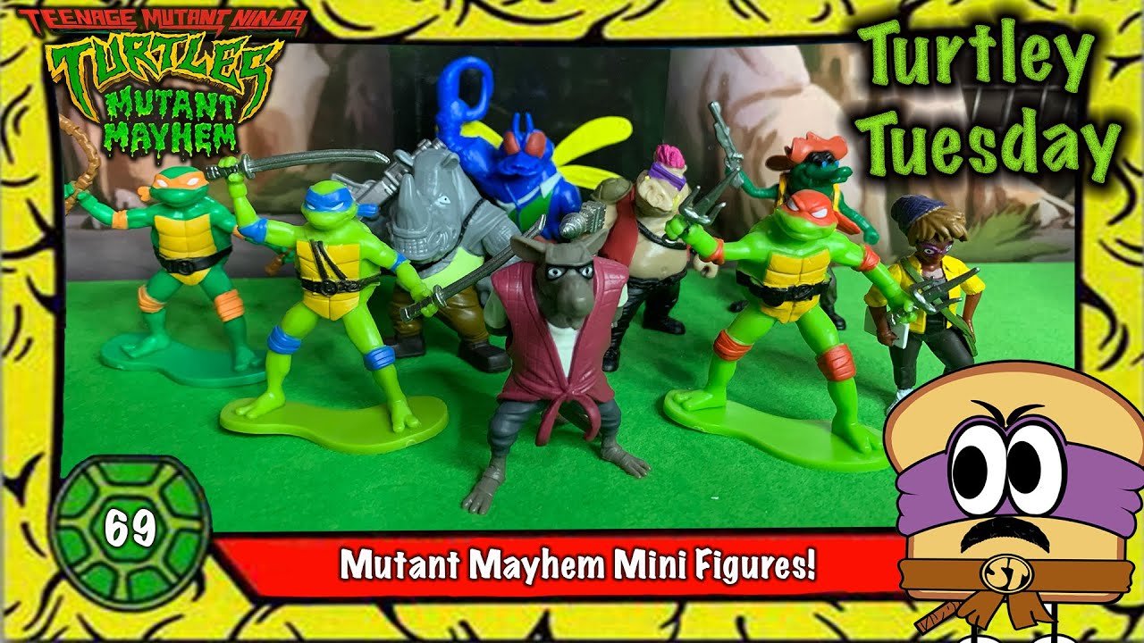 Mutant Mayhem Mini Figures Review - YouTube