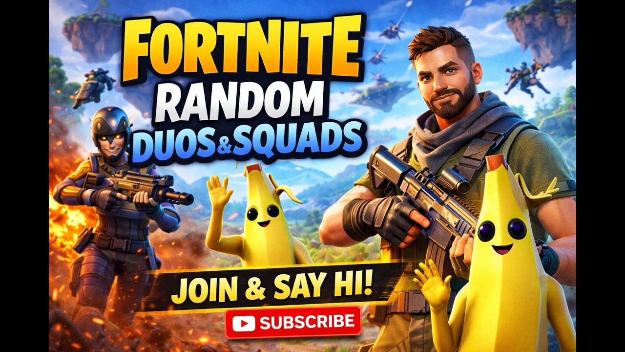 Fortnite Ranked | Solo, Duos & Squads | Playing With Strangers (LIVE ...