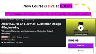 UDEMY - Electrical Substation Design & Engineering