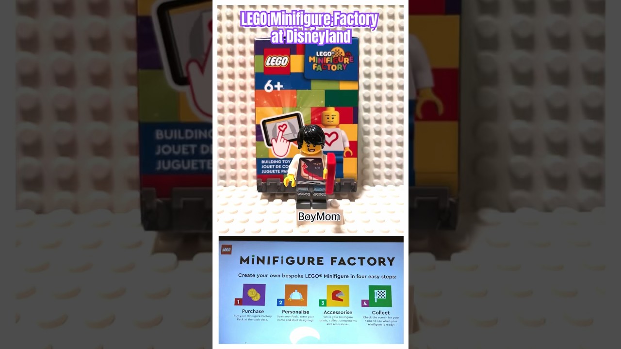 LEGO Minifigure Factory at Disneyland 