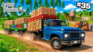 ¡Sobre CARGAMOS EL FORD DE LA FINCA con MUCHO PESO! | Farming Simulator 25