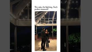 The rain, the lights, the song ugh just perfect! congratulations via:-hkmamas/tiktok