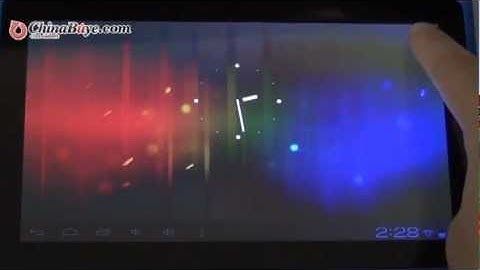 Q88 Allwinner A13 4GB DDR3 512MB 7inch Capacity Touch Screen Android 4.0 Camera Tablet PC- Blue