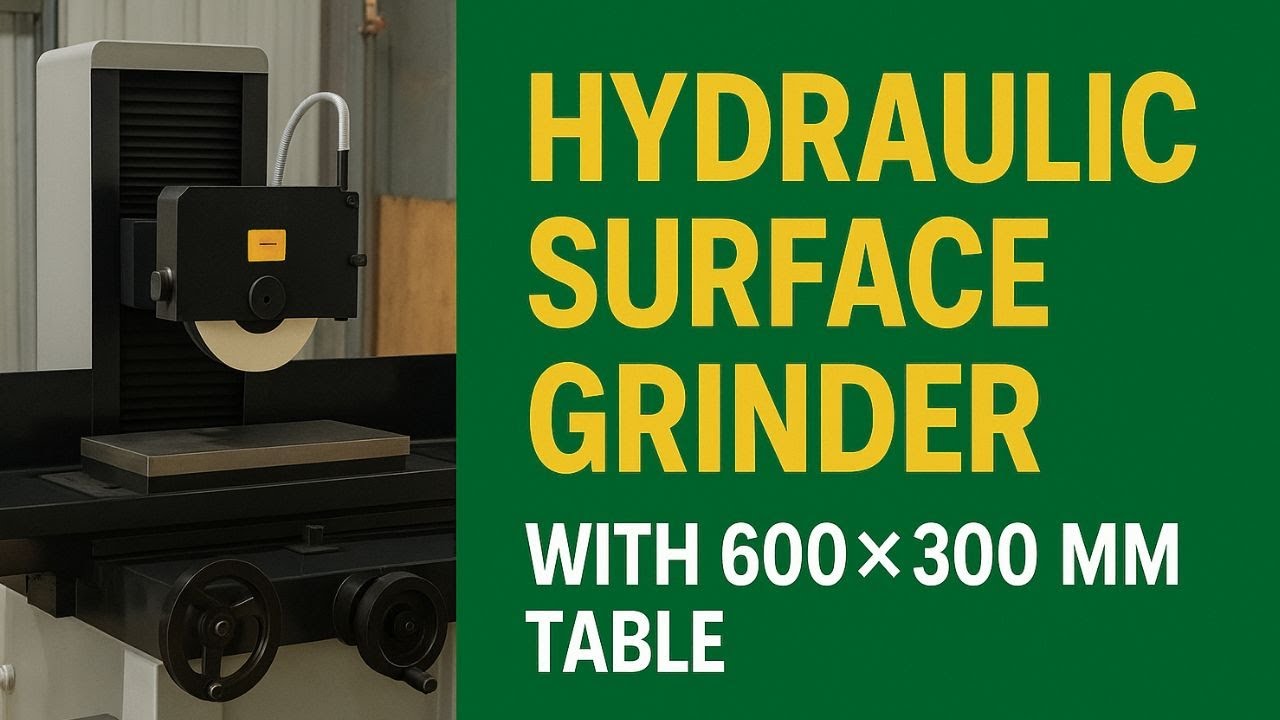 Hydraulic Surface Grinder 600×300 in Action | Precigrind High-Precision Grinding Demo
