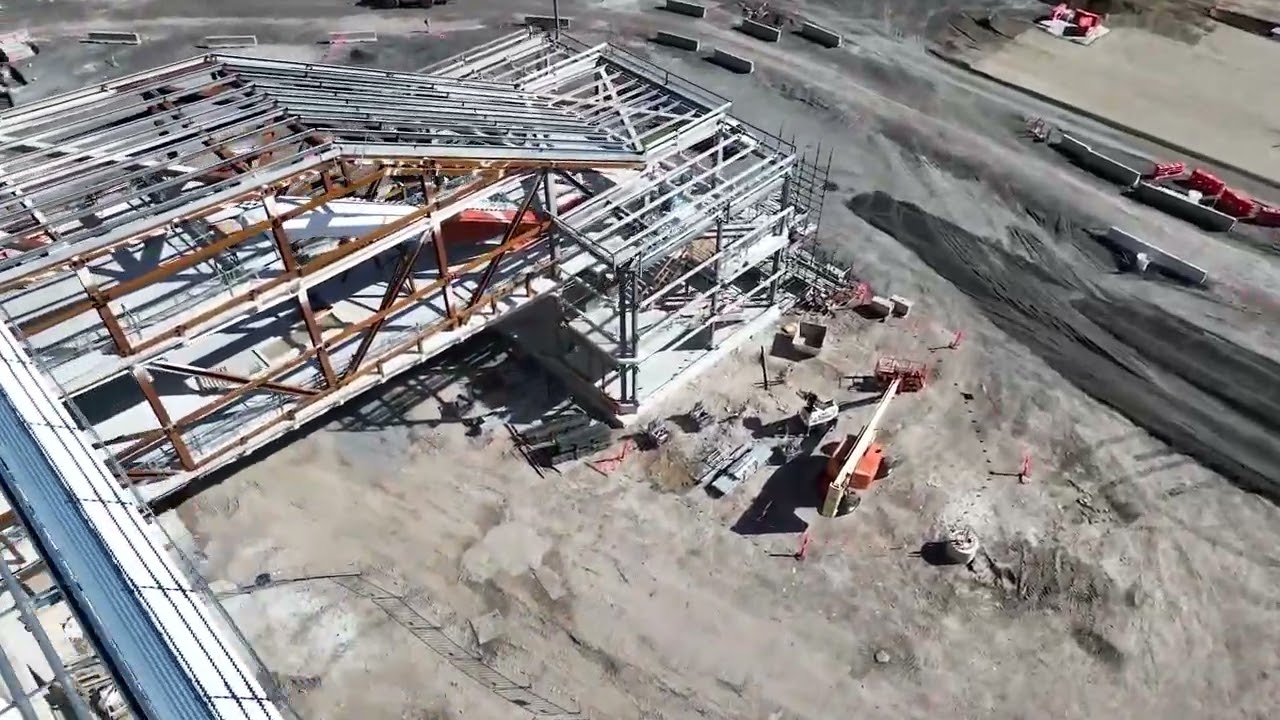 May 2023 drone view of Western Sydney Airport construction